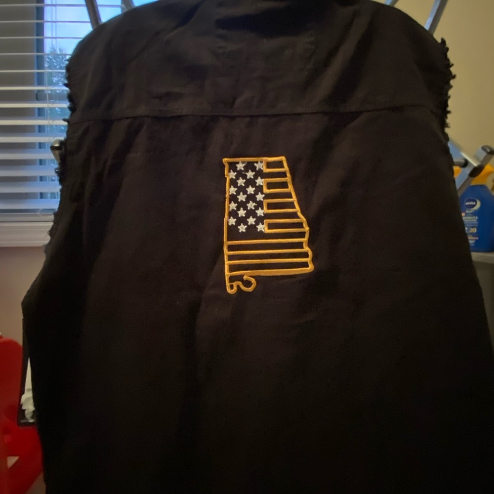 Mens Biker Jacket, size XL. ALABAMA.